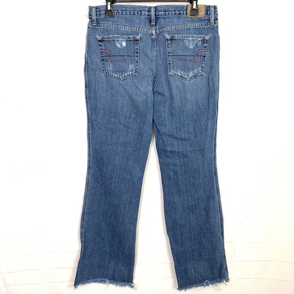 COPY - AMERICAN EAGLE FAVORITE FIT Distressed Jeans sz 10 - Picture 3 of 10